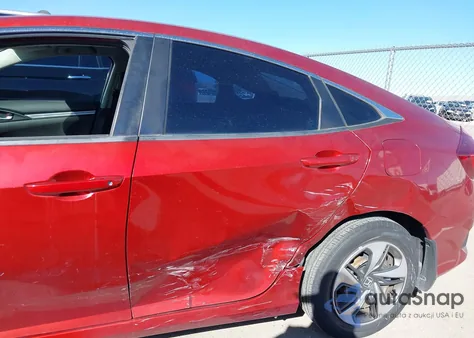 2019 Honda Civic Lx из США, поврежденный, VIN 2HGFC2F6XKH501020